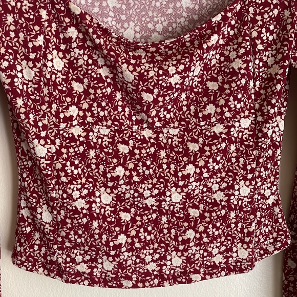 NWT Stitch Fix LUSH Floral Crop Top - Picture 3 of 6